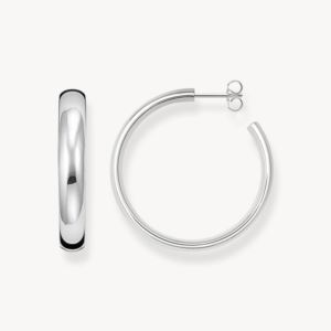 Thomas+Sabo+Silver+Medium+Chunky+Hoop+Earrings