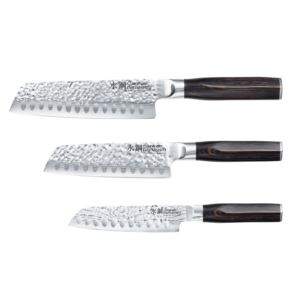 Damishiro+Emperor+3pc+Santoku+Knife