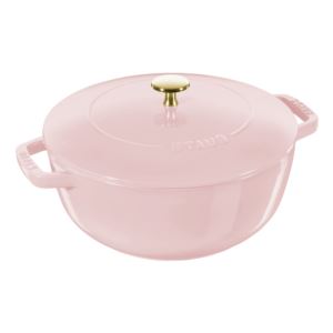qt+Essential+Cast+Iron+French+Oven+Pink+Peony