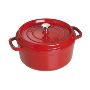 qt+Cast+Iron+Round+Dutch+Oven+Cherry
