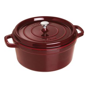 qt+Cast+Iron+Round+Dutch+Oven+Grenadine