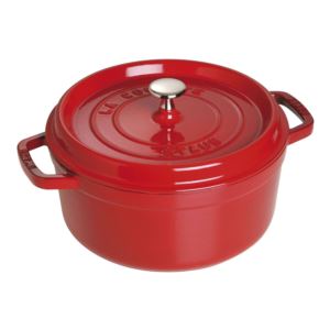 qt+Cast+Iron+Round+Dutch+Oven+Cherry