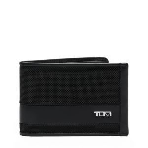 Alpha+Slim+Single+Billfold-+Black