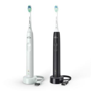 Sonicare+For+Two+Power+Toothbrushes+BlackWhite