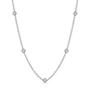 k+White+Gold+Diamonds+By+The+Yard+Necklace+twt