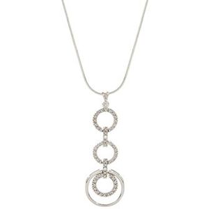 Cascading+Circle+Diamond+Necklace