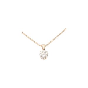 14k+Yellow+Gold+Diamond+Necklace+.10ct