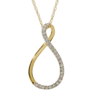 Yellow+Gold+Diamond+Infinity+Necklace