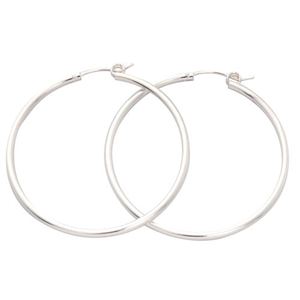 Sterling+Silver+Hoop+Earrings