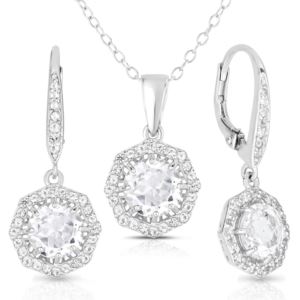 White+Topaz+Earrings+%26+Necklace+Set