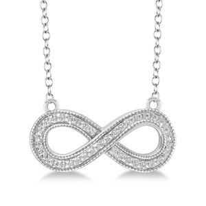 Diamond+Infinity+Necklace