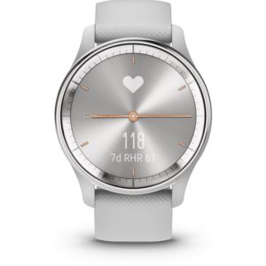 vivomove+Trend+SilverStainless+Steel+Bezel+with+Gray+Case+and+Silicone+Band