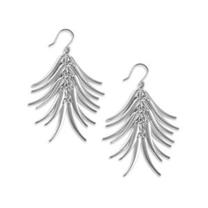 Silver+Shaky+Earrings