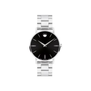 Ladies+Corporate+Exclusive+SilverTone+Stainless+Steel+Watch+Black+Dial