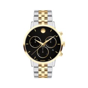 Men%27s+Museum+Classic+Chronograph+Two-Tone+Stainless+Steel+Watch+Black+Dial