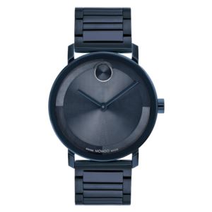 Unisex+BOLD+Evolution+Dark+Blue+IP+Stainless+Steel+Watch+Dark+Blue+Dial