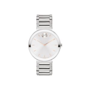 Ladies%27+Bold+Horizon+Silver-Tone+Stainless+Steel+Watch+Silver+Dial