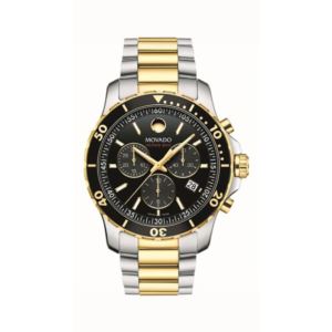 Mens+Series+800+Black+%26+Gold+Performance+Steel+Chronograph+Watch+Black+Dial