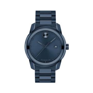 Mens+BOLD+Verso+Blue+Ion-Plated+Stainless+Steel+Watch+Blue+Dial