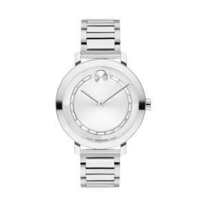 Ladies+Bold+Evolution+SilverTone+Stainless+Steel+Watch+Silver+Dial