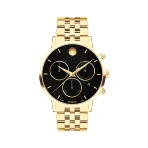 Men%27s+Museum+Classic+Chronograph+Gold-Tone+Stainless+Steel+Watch+Black+Dial
