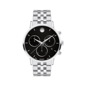 Men%27s+Museum+Classic+Chronograph+Silver-Tone+Stainless+Steel+Watch+Black+Dial