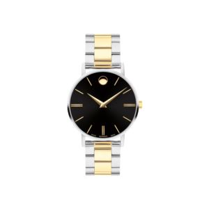 Ladies+Corporate+Exclusive+TwoTone+Stainless+steel+Watch+Black+Dial
