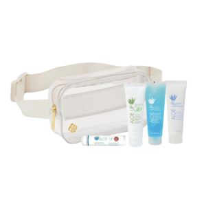 Aloe+Up+Kendra+Scott+Clear+Belt+Bag+with+White+Collection+Sunscreen