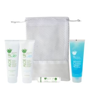 Aloe+Up+Mesh+Bag+with+White+Collection+Sunscreen