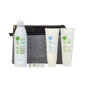 Aloe+Up+Utility+Pouch+with+White+Collection+Sunscreen