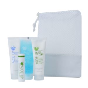 Aloe+Up+Small+Mesh+Bag+with+White+Collection+Sunscreen