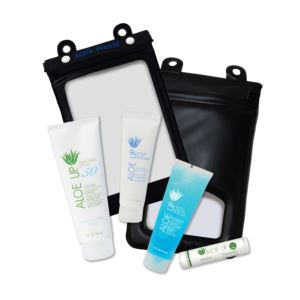 Aloe+Up+Small+Waterproof+Bag+with+White+Collection+Sunscreen