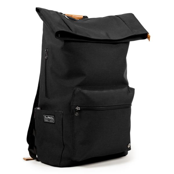 PKG Brighton II Foldtop Plus Backpack - Black