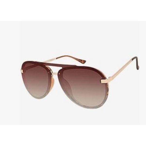 Aviator Pilot Sunglasses in Gold display picture 1