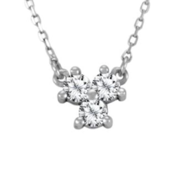 Tiffany-Style Trilogy Pendant-1.00 tcw 