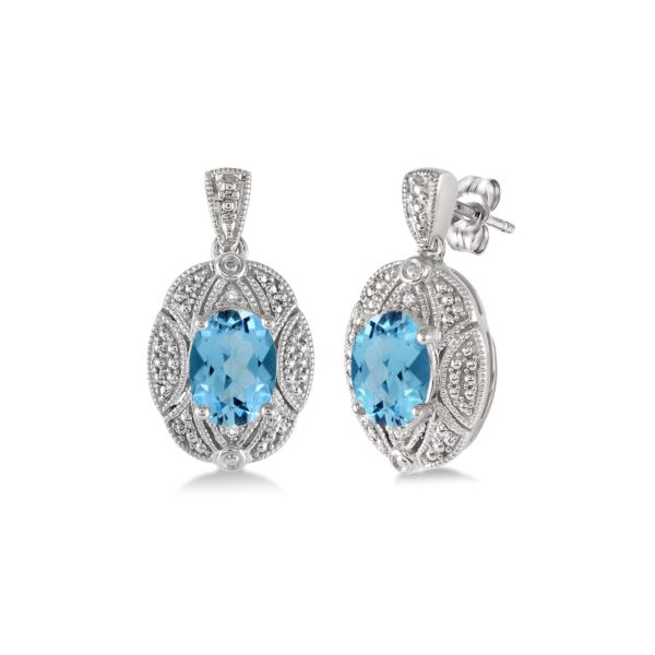 Jilco blue topaz earrings discount