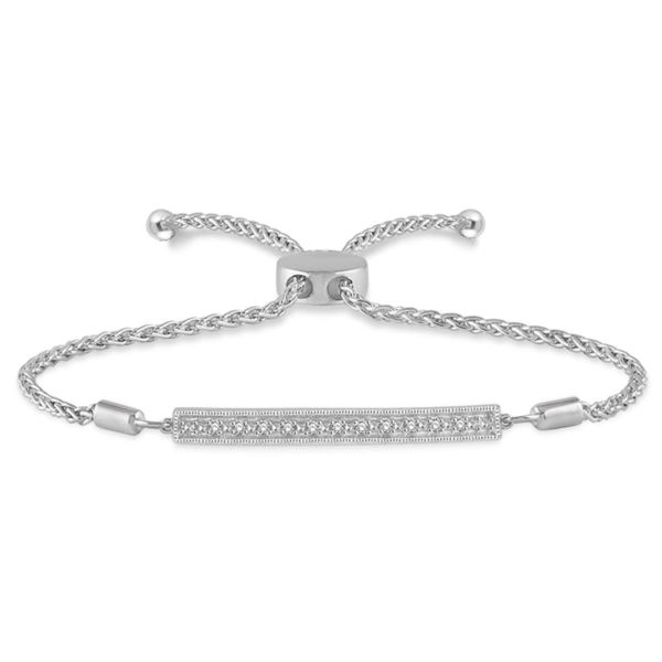 Diamond Bar Bracelet - Jilco Diamond Bar Pendant Necklace